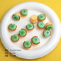 3D Molten Egg Tart Resin Beads 20mm Glossy Pastel Colors 10pcs 9