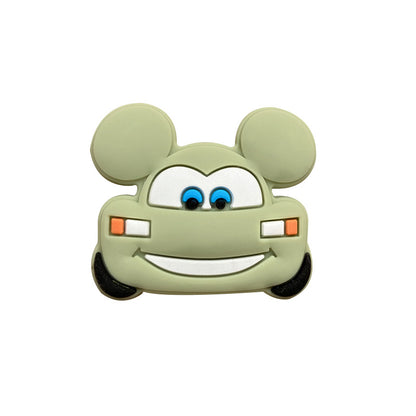 Silicone Focal Beads Automotive Car Design with Mouse Ears and Bright Expressions 20pcs 14