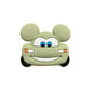 Silicone Focal Beads Automotive Car Design with Mouse Ears and Bright Expressions 20pcs 14
