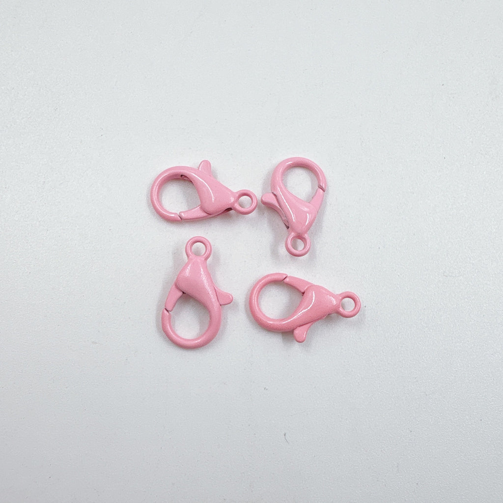 Zinc Alloy Lobster Clasp Keychain Findings 12mm Baking Painted 100pcs 10