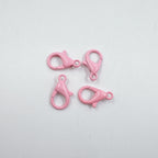 Zinc Alloy Lobster Clasp Keychain Findings 12mm Baking Painted 100pcs 10