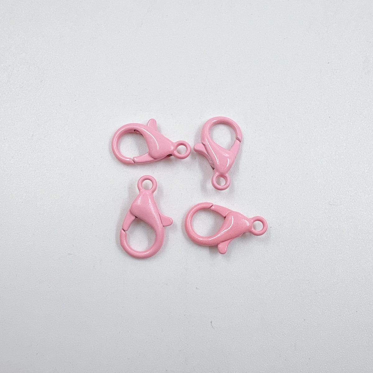 Zinc Alloy Lobster Clasp Keychain Findings 12mm Baking Painted 100pcs 10