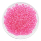Transparent Acrylic Seed Beads 9mm Large Hole Colorful 100pcs 20