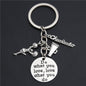 Alloy Cheerleader Keychain Silver Tone Sporty Mid Kick Charm 8