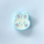 Hand-Painted Rabbit Acrylic Beads 22x24mm Glossy Pastel 100pcs 12