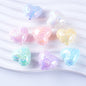UV Plating Balloon Shaped Heart Star Acrylic Beads 25mm Glossy Pastel 50pcs 22