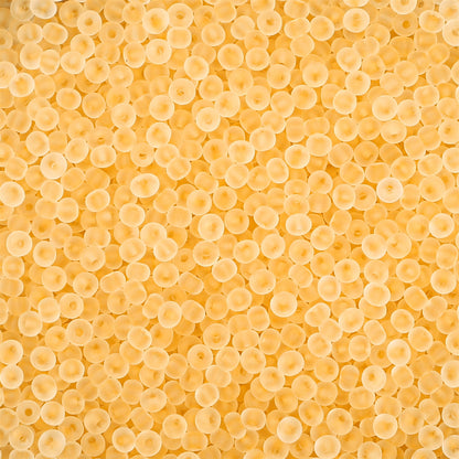 Transparent Frosted Seed Glass Beads 2mm with 1mm Hole 660pcs 17