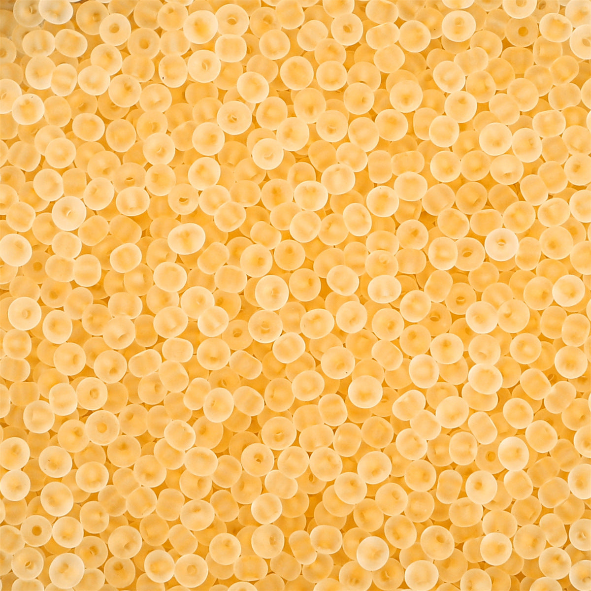 Transparent Frosted Seed Glass Beads 2mm with 1mm Hole 660pcs 17