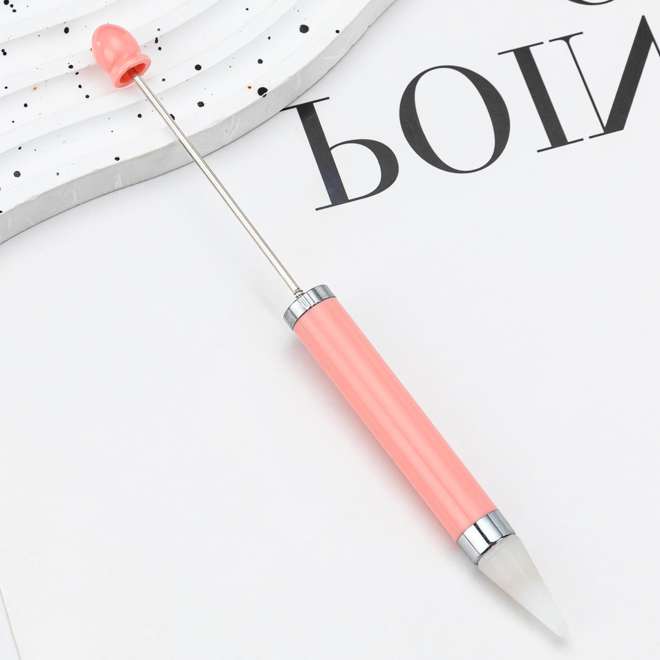 Beadable Pen Wax Head Plastic Handle 15.6 cm 1 Piece 25