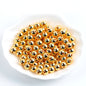 Solid Color Round Acrylic Beads 6mm Glossy Finish 600pcs 12