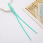 Two Tone Braided Rope Crochet Keychain Fabric Slim Durable 8pcs 12
