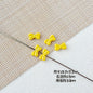 Baking Painted Christmas Tree and Bells Metal Beads 20pcs Festive Colors 8