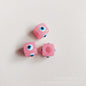 Evil Eye Resin Tube Beads 12mm Glossy Colorful 20pcs 13