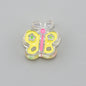 Transparent Bear Flower Acrylic Beads Playful Pastel Enamel 20pcs 13