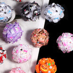 Embellished Bubblegum Beads 20mm Sanri Figures Cluster 5pcs 4