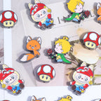 Double Sided Little Prince Enamel Alloy Metal Beads 13-20mm 10pcs