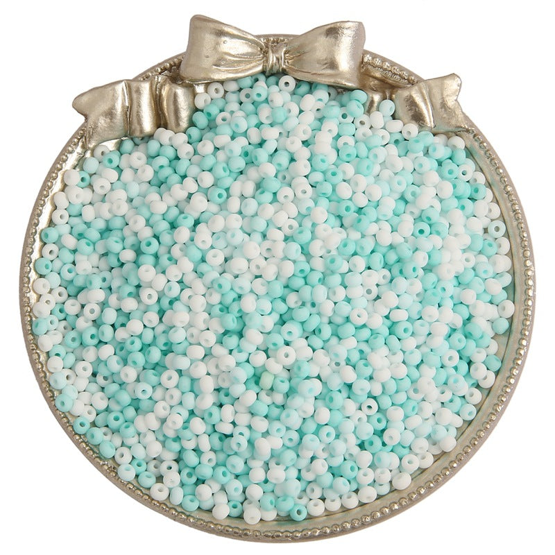 Frosted Seed Glass Beads 4mm Pastel Colors Matte Finish 320pcs 29
