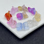 Czech Glass Beads Morning Flower Glory 9x12mm Translucent 100pcs
