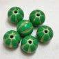 Shimmer Striped Acrylic Beads 16mm Colorful Glossy 100pcs 7