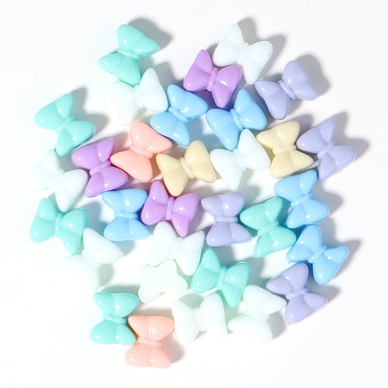 Macaron Acrylic Beads Mixed Shapes Pastel Colors 100pcs 16