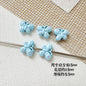 Puppy Butterfly Metal Beads 14mm 12mm Glossy Baked Finish 10pcs 17