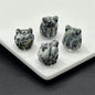 Czech Glass Beads Fox 15mm Translucent Glossy Multicolor 100pcs 13