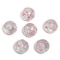 Shimmer Glitter Filled Resin Beads 16mm Round Autumn Leaf 50pcs 15