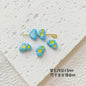 Painted Cute Character Plate Series Metal Beads Bulk 20pcs 20