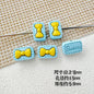 Sunflower and Gift Box Metal Beads 12mm Pastel Painted 10pcs 12