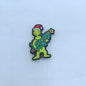 Silicone Focal Beads Christmas Grinch Poses and Text 20pcs 8