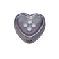 Plating Star and Heart Button Acrylic Beads 11mm Assorted Colors 50pcs 13