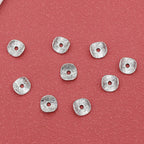 Alloy Irregular Brushed Spacer Beads 8mm Tibetan Silver Style 100pcs 6