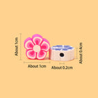 Flower Clay Beads 4 10mm Colorful Daisy Polymer 100pcs 2