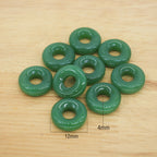 Glass Round Spacer Beads 12mm Imitated Jade 100pcs 9