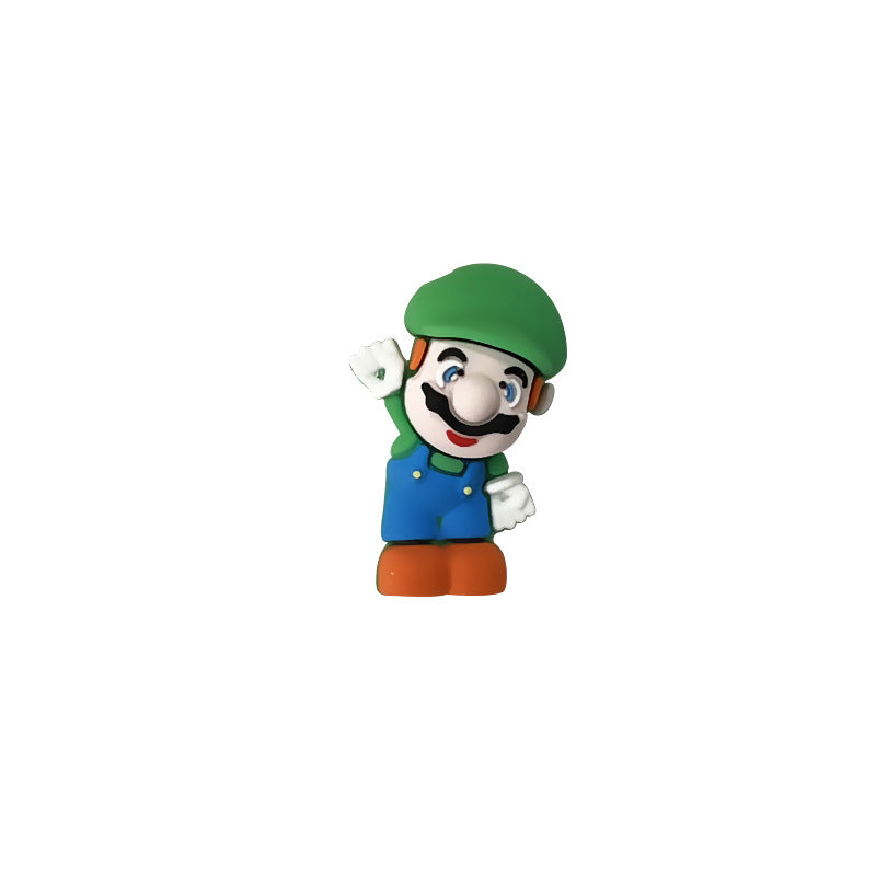 Silicone 3D Focal Beads Mario Dwarfs Miniature Character Set 20pcs 6