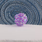 Glitter Bubblegum Beads 14mm Sequin Cluster Rhinestone 10pcs 16