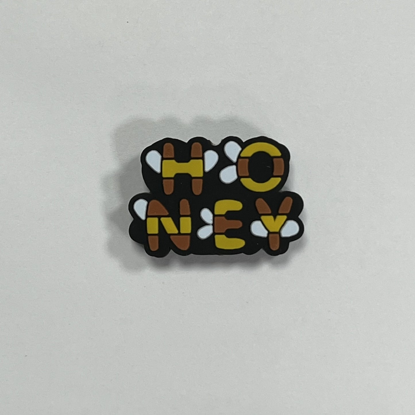 Silicone Focal Beads Animal Bee Glow In The Dark Honeycomb With Text 20pcs 8