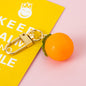 Plastic Fruit Keychain Colorful Glossy Charm Fun Summer Theme 8
