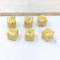 Colorful Leopard Print Acrylic Square Beads 14mm 50pcs 7