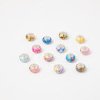 Resin Spacer Beads 14mm Ink Painting Large Hole 50pcs 5