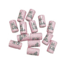 Spring Acrylic Tube Beads 18mm Cute Puppy Printed Glossy 10pcs 5