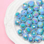 Hand Painted Daisy Bee Series Acrylic Beads 16mm Colorful Glossy 10pcs 7