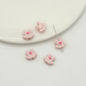 Baking Painted Dress Metal Beads 12mm Colorful Glossy Alloy 10pcs 7