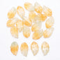 Czech Glass Beads Feather Leaf 17x28mm Gradual Color Change 20pcs 27