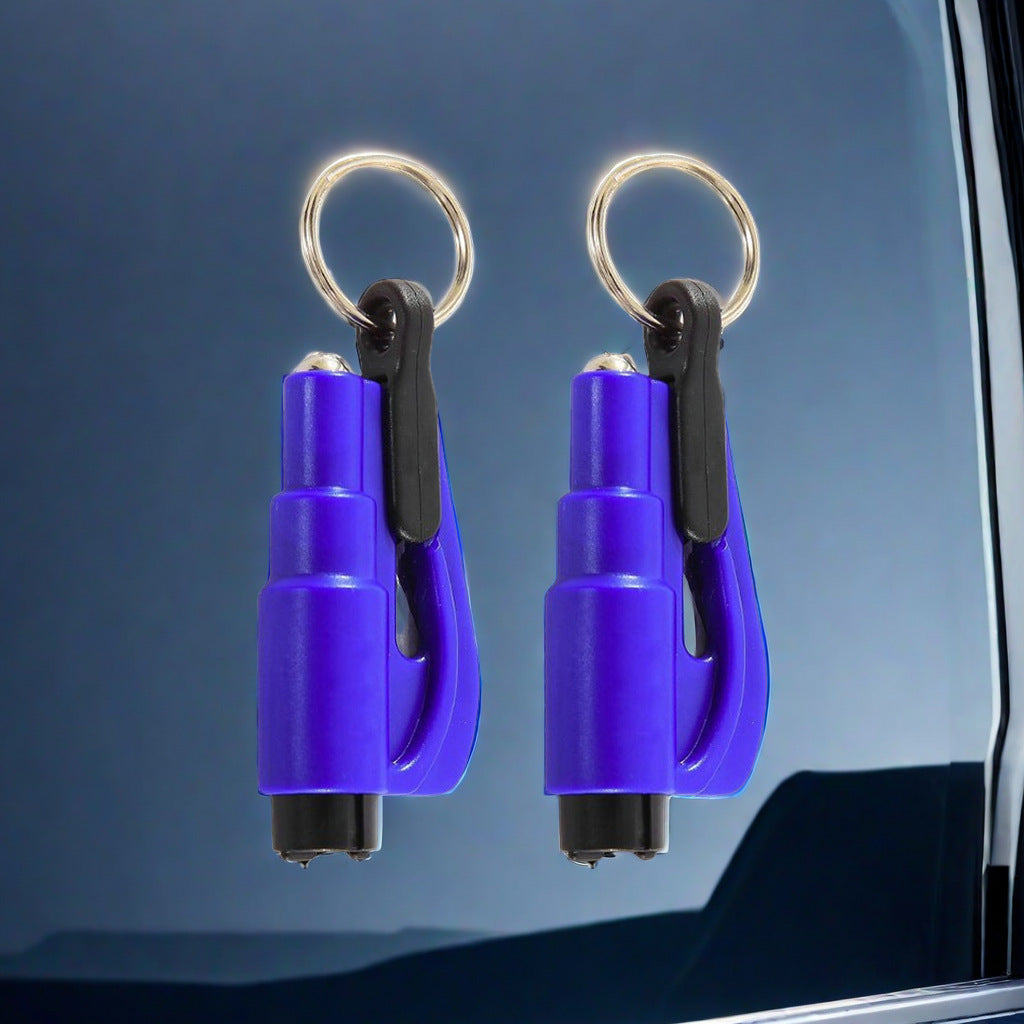 Multi Function Safety Keychain 3 in 1 Window Breaker Seatbelt Cutter Whistle 4