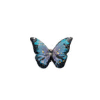 Gradient Color Butterfly Resin Beads 24mm Pastel with Gold Flakes 1pc 4