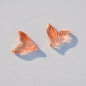 Czech Glass Beads Fish Tail 20mm Pastel Colors 10pcs 10