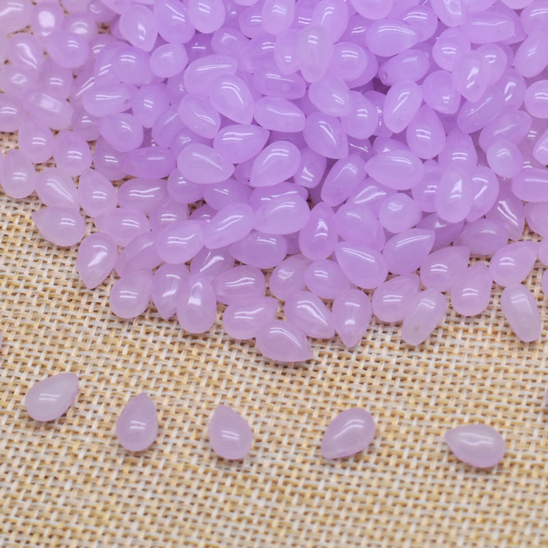 Czech Glass Beads Teardrop 9mm Assorted Translucent Colors 100pcs 4