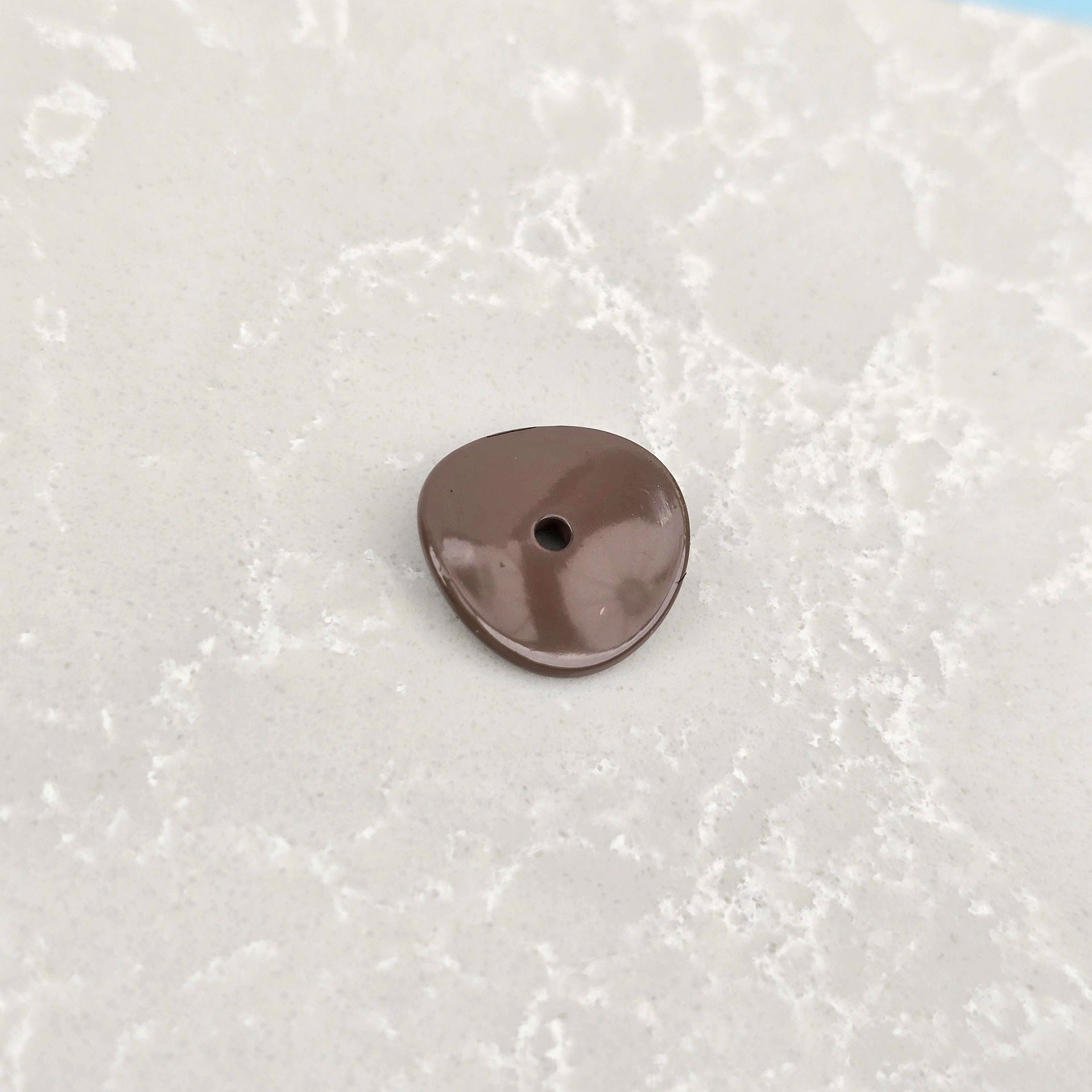 Acrylic Potato Chips Spacer Beads 14mm Baking Painted 20pcs 24