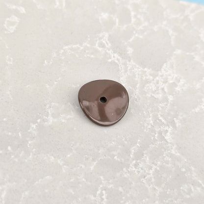 Acrylic Potato Chips Spacer Beads 14mm Baking Painted 20pcs 24